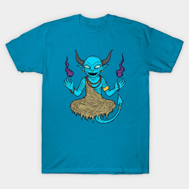 Demon Shaman T-Shirt by flynnryanart